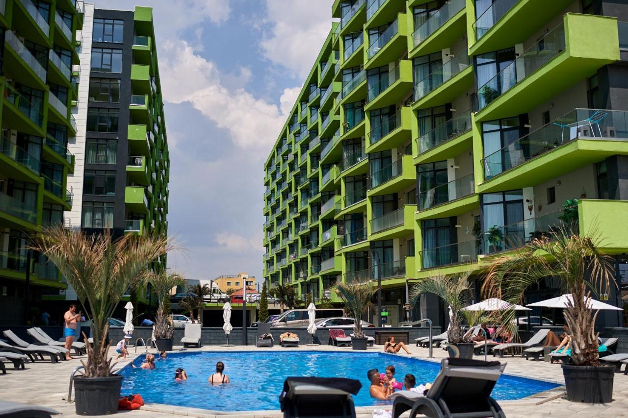 Melisea Aparthotel Pool & Spa Mamaia Nord Năvodari Extérieur photo
